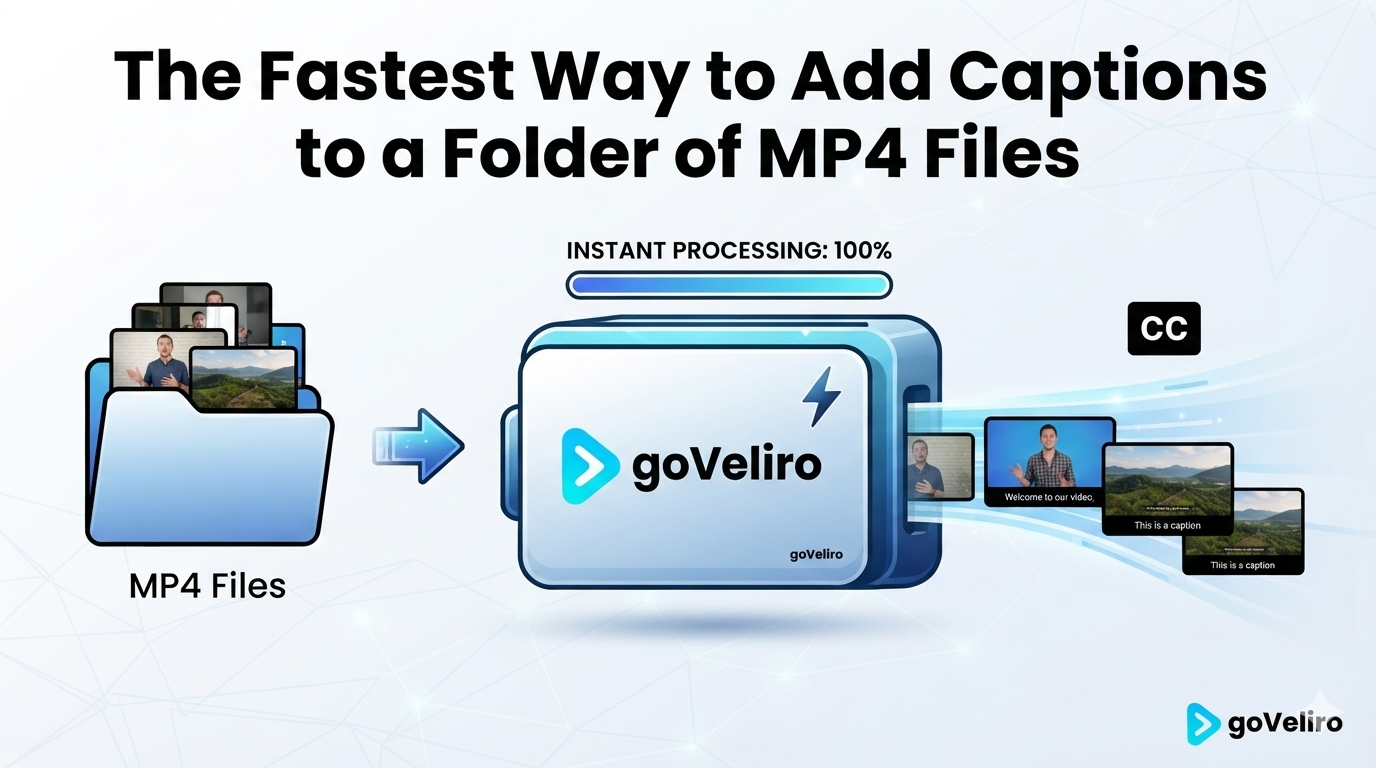 The Fastest Way to Add Captions to a Folder of MP4 Files